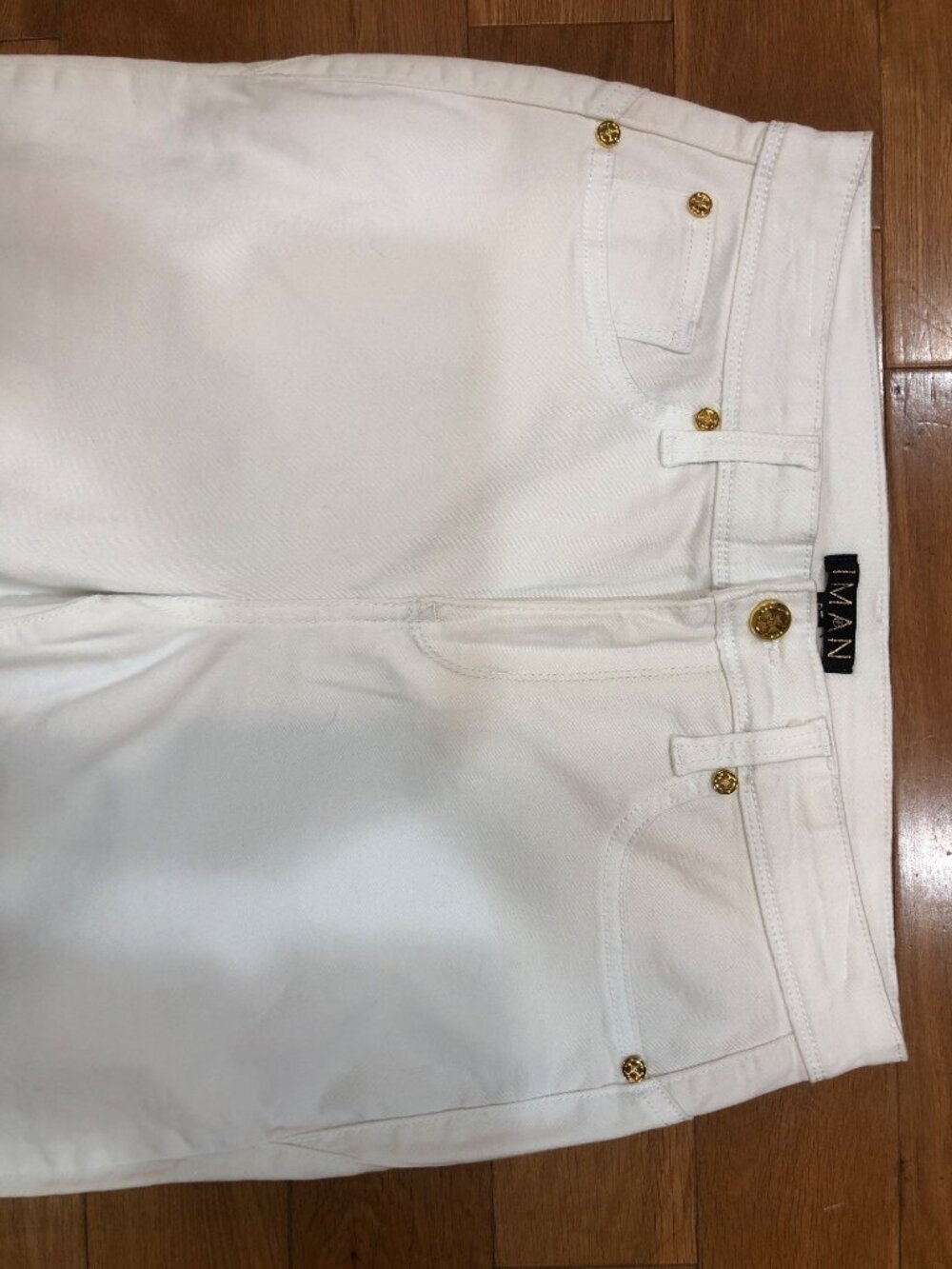 IMAN Smoothing & Sculpting White Skinny Jeans Size 8T - Picture 2 of 10